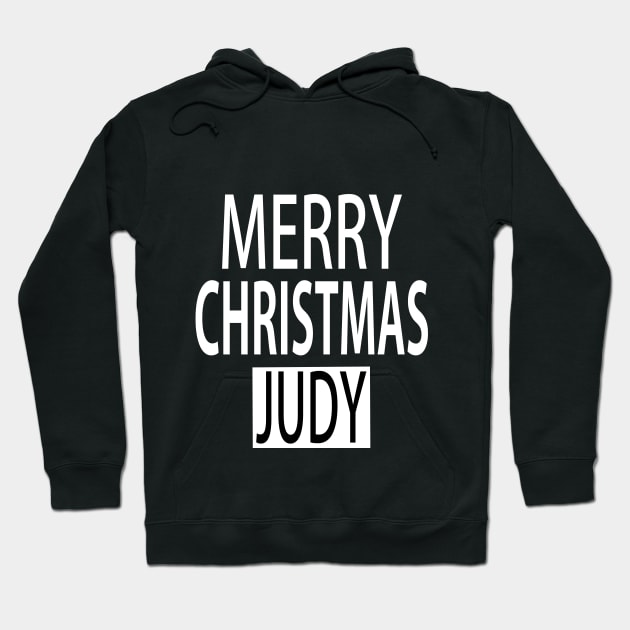 Merry Christmas Judy Hoodie by ananalsamma